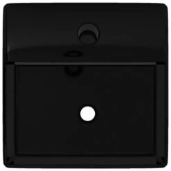 VIDAXL Lavandino Bagno In Ceramica Nera Quadrato Con Foro Per Rubinetto -Villeroyit Negozio 90938793 3