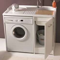 Lavapanni Con Inserimento Lavatrice Vasca Dx 106x50 Domestica Colavene -Villeroyit Negozio 9138402 4