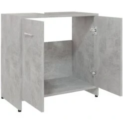 Nova Mobile Sottolavabo Per Il Bagno Dotato Di 2 Ante Vari Colori Disponibili Colore : Cemento -Villeroyit Negozio 94026545 5