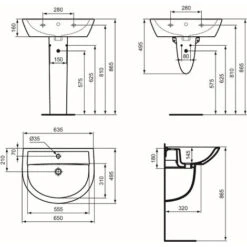 IDEAL STANDARD Eurovit Lavabo Bianco Da 65 Cm Codice Prod: W332201 11 IDEAL STANDARD Eurovit Lavabo Bianco Da 65 Cm Codice Prod: W332201 -Villeroyit Negozio 94240137 5