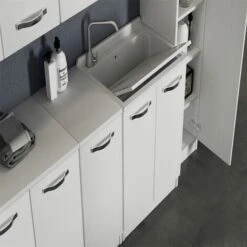 Mobile Bagno Coprilavatrice In Legno. Mobili Lavanderia -Villeroyit Negozio 94978113 4