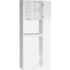 Mobili Da Bagno, Portaoggetti, Mensola Per Toilette - Rivage - 3 Ripiani, 2 Ante Forate, 3 Livelli Di Stoccaggio -Villeroyit Negozio 96953697 3