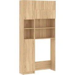 Set Mobili Per Lavatrice Rovere Sonoma In Truciolato VidaXL