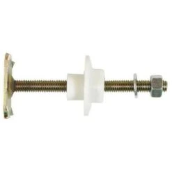 Staffa Per Lavabo Con Contropiastra 8x90mm, 2 Pezzi. I.N.G Fixations