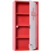 Homcom Armadietto Cassetta Pronto Soccorso Per Medicinali Rosso, 60x30x12cm 2 Homcom Armadietto Cassetta Pronto Soccorso Per Medicinali Rosso, 60x30x12cm -Villeroyit Negozio 9894829 1