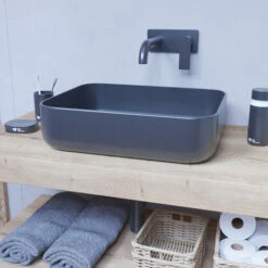 Egger Lavabo Naturale 80x8x50 Cm, Rovere Halifax Naturale Marrone Chiaro (DO8050DH) -Villeroyit Negozio 99580803 3